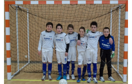 Les U13 en finale départementale de futsal