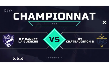 RCRG U17 - Chateaugiron B : le résumé vidéo