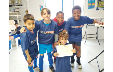 Nos jeunes joueurs en stage pendant les vacances